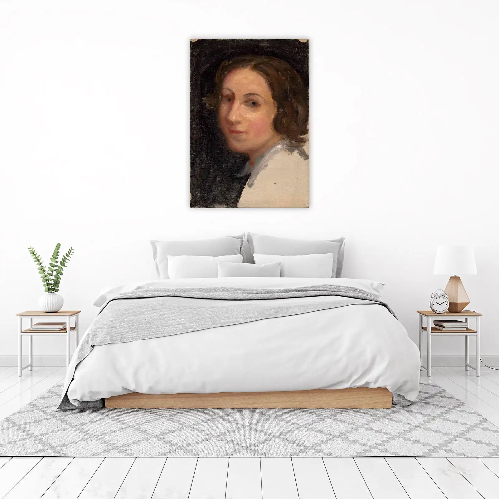 Elegant Portrait of a Woman Wall Art