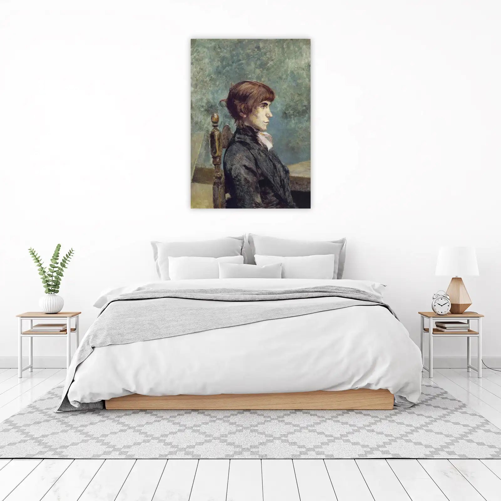 Elegant Portrait of a Woman Wall Art