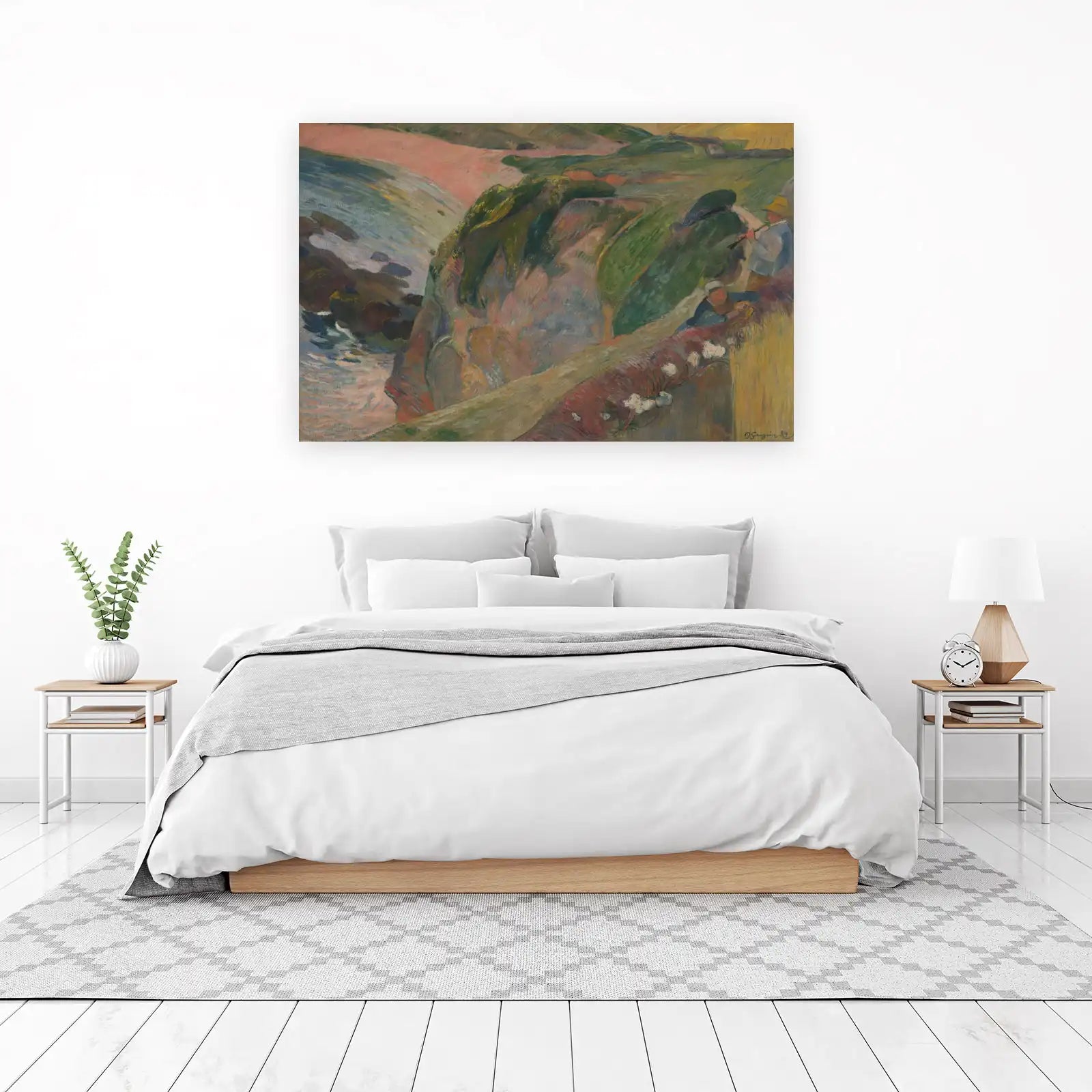 Coastal Landscape with Figures Wall Art