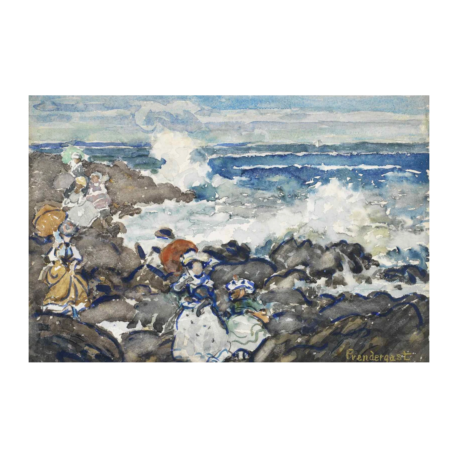 Coastal Serenity Seaside Gathering Wall Art