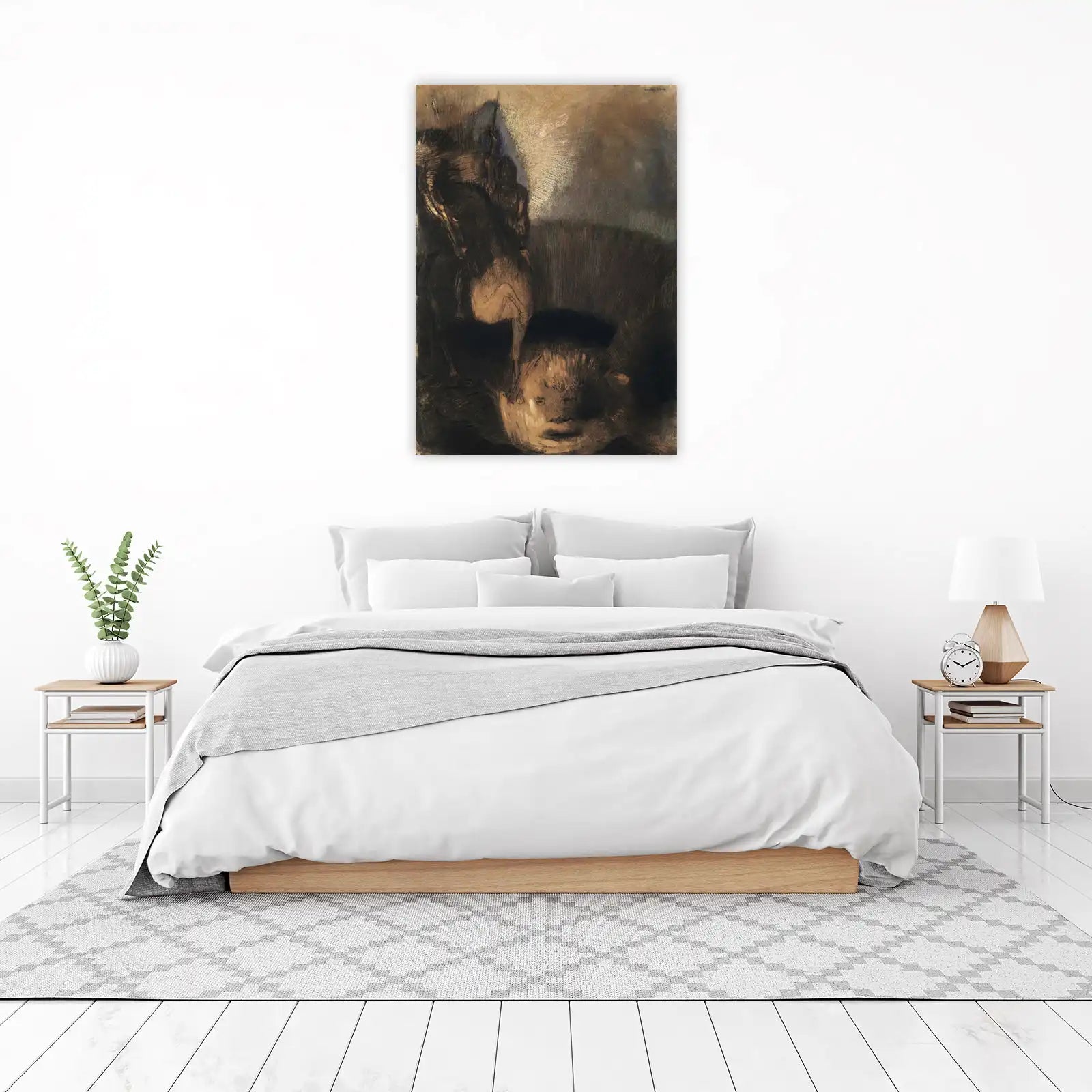 Mysterious Horseman & Figure Wall Art