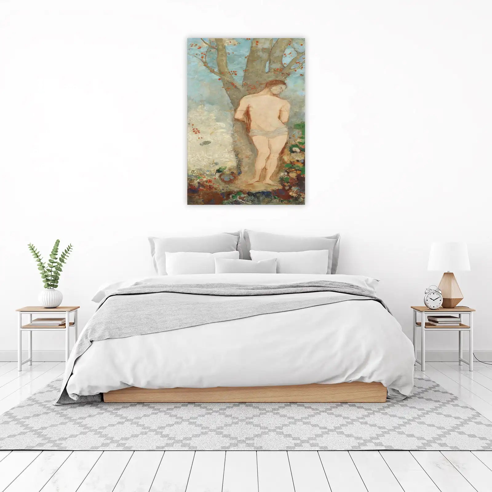 Enigmatic Nude by Tree Wall Art