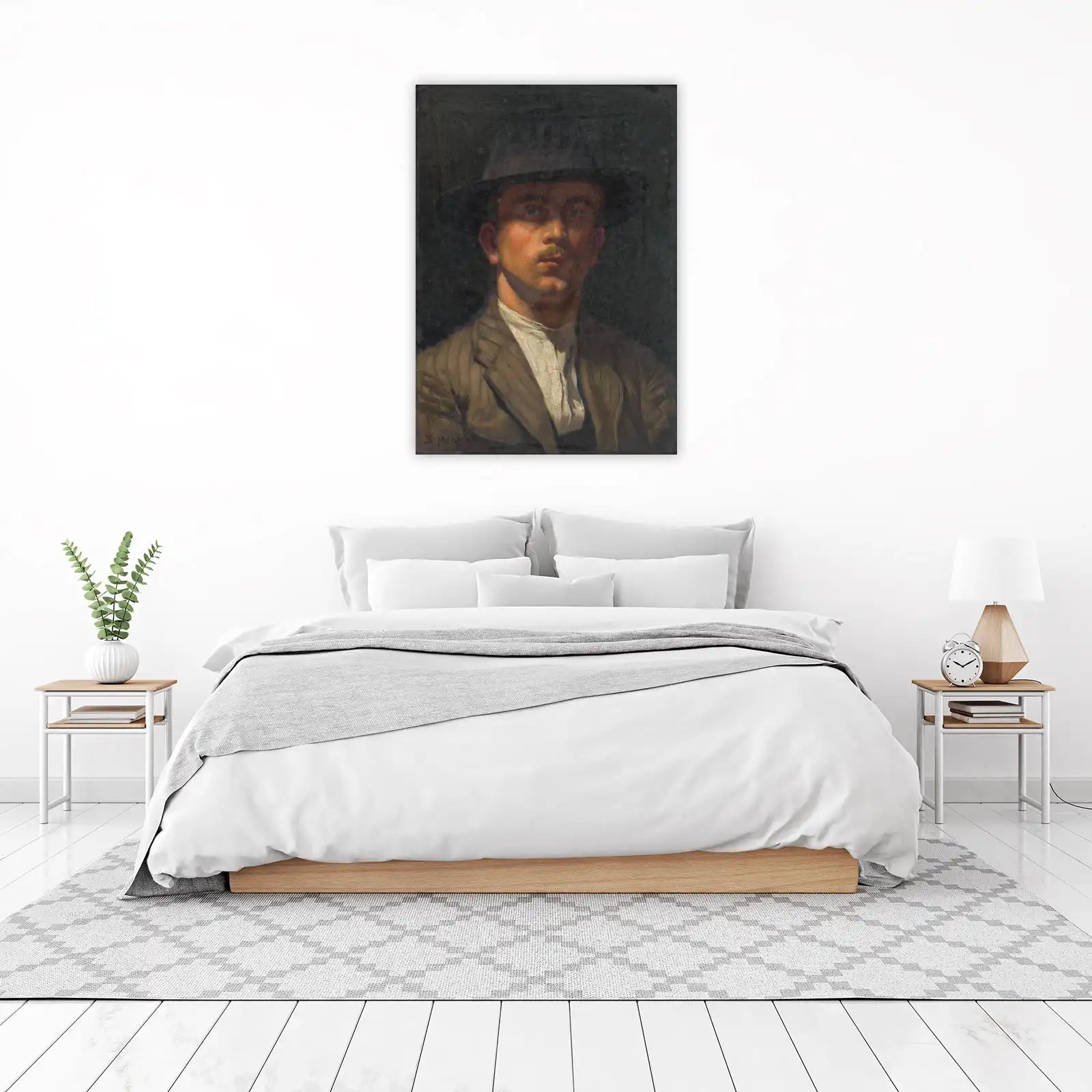 Classic Gentleman Portrait Wall Art