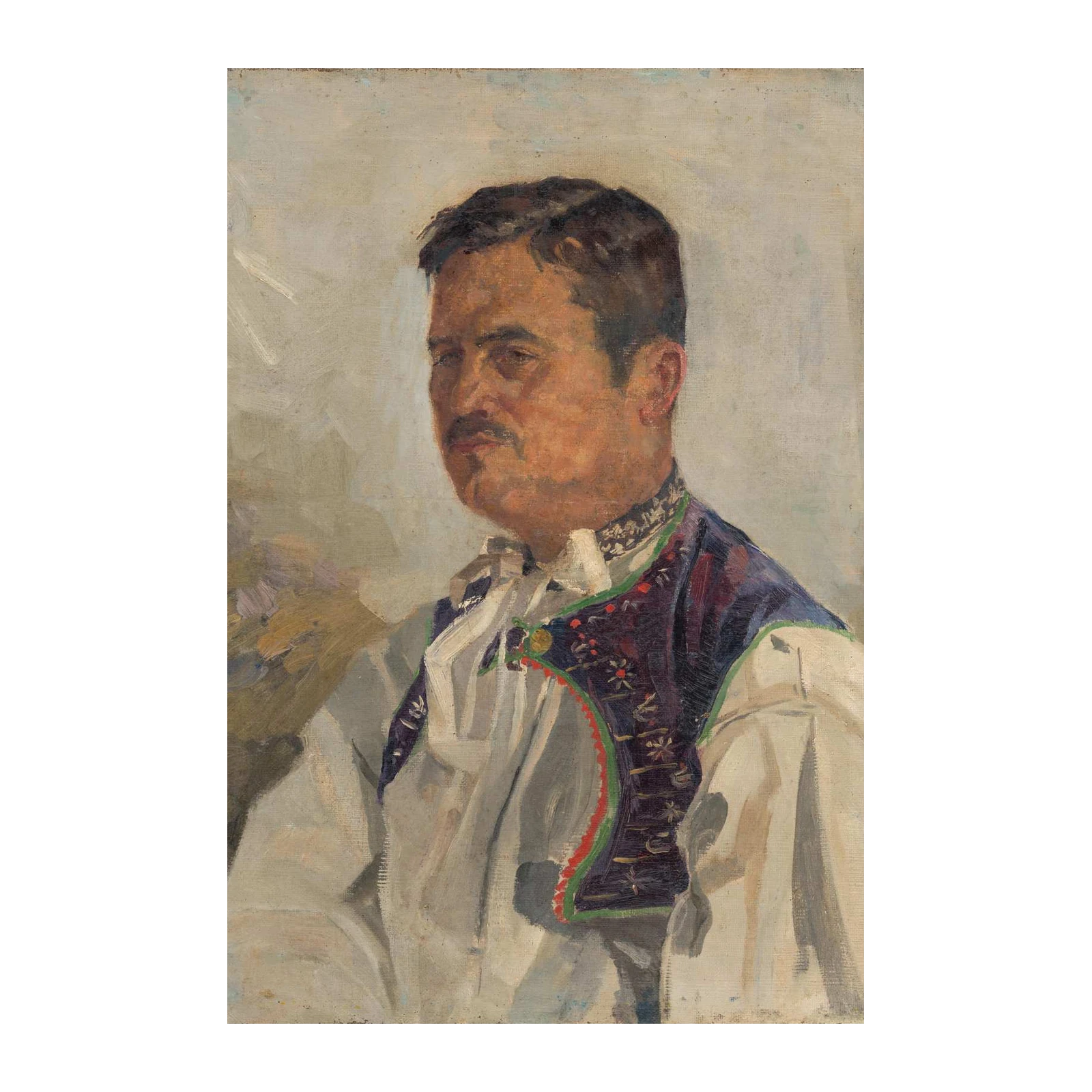 Classic Portrait of a Man Wall Art