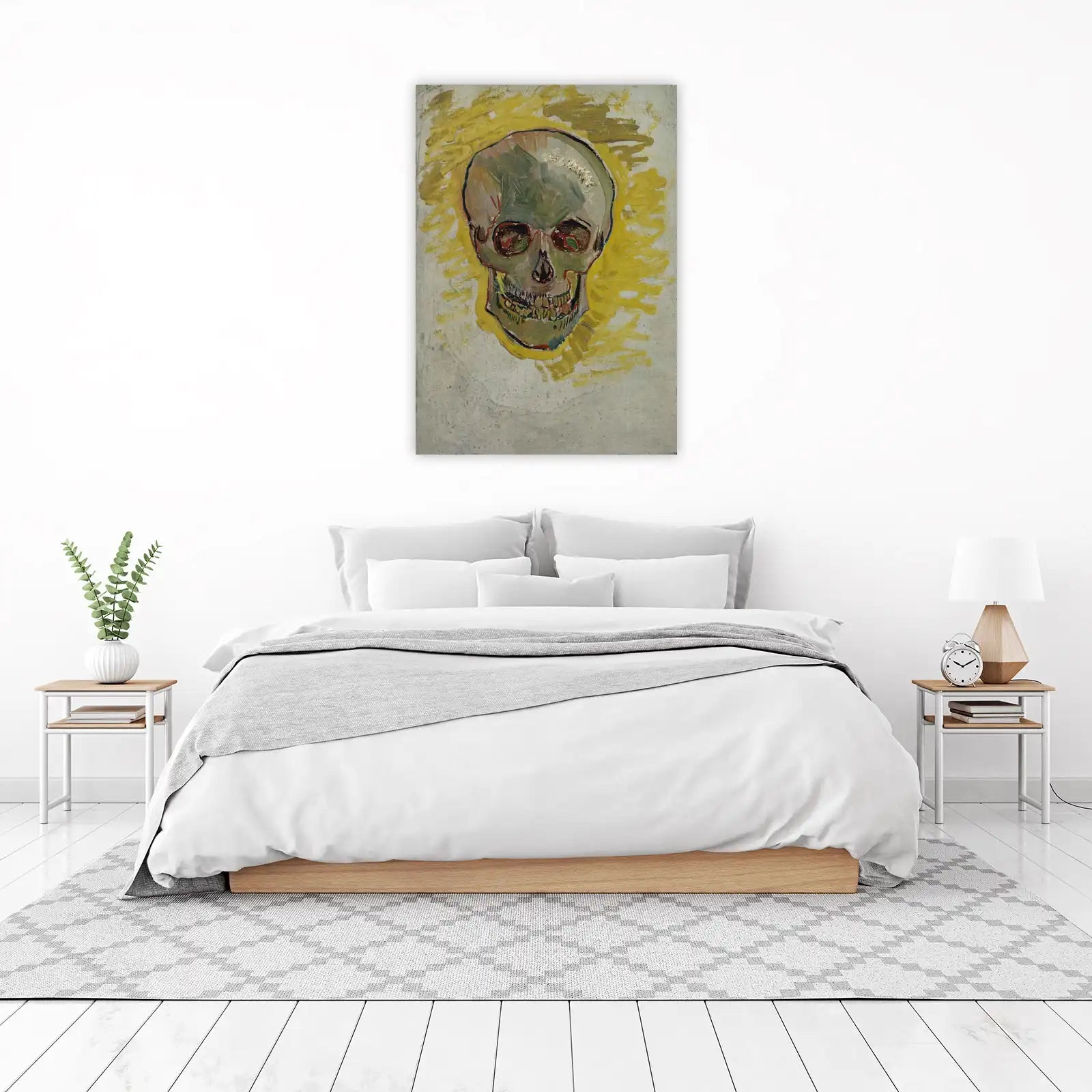 Van Gogh Skull Art - Expressive & Bold Wall Art