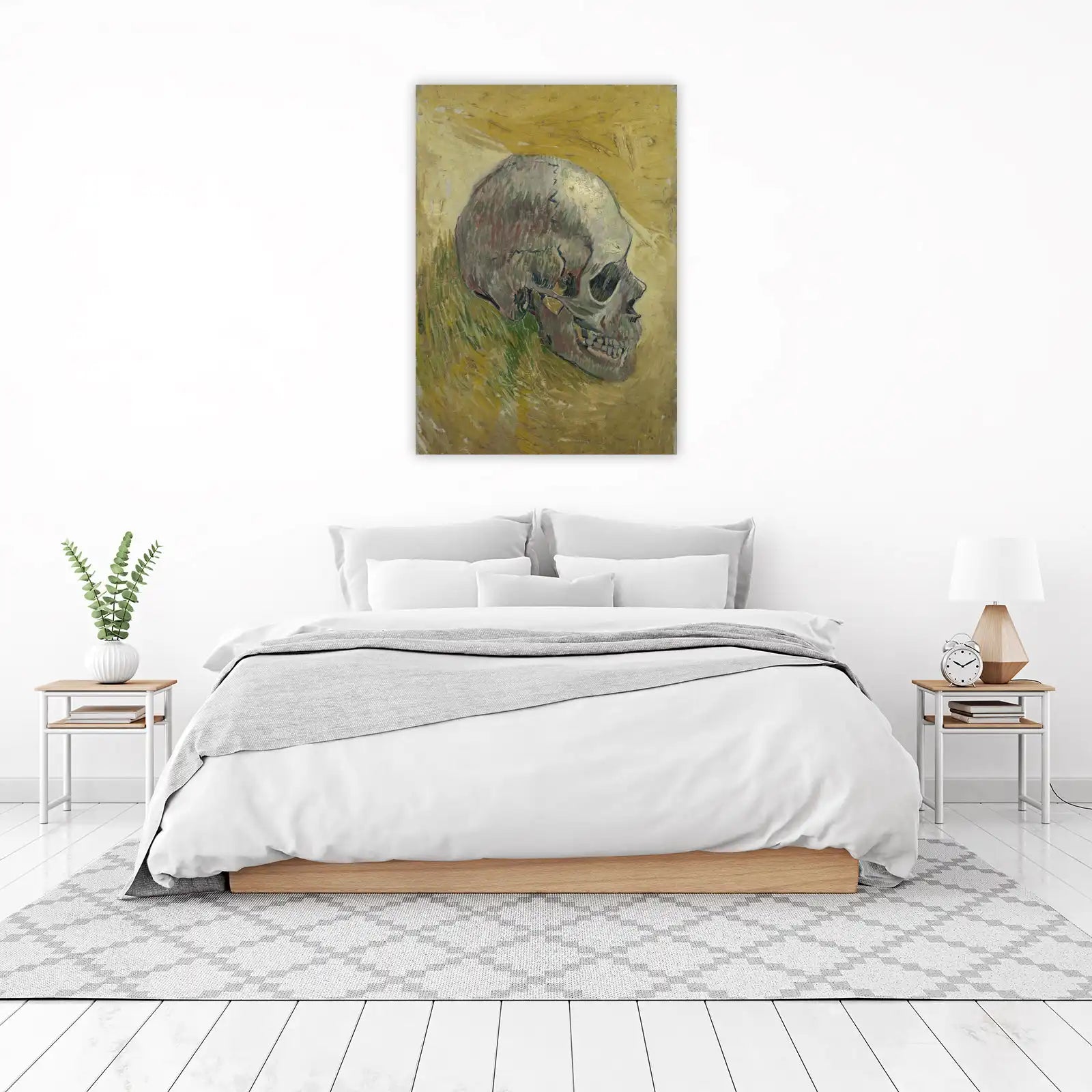 Van Gogh Skull Still Life Wall Art