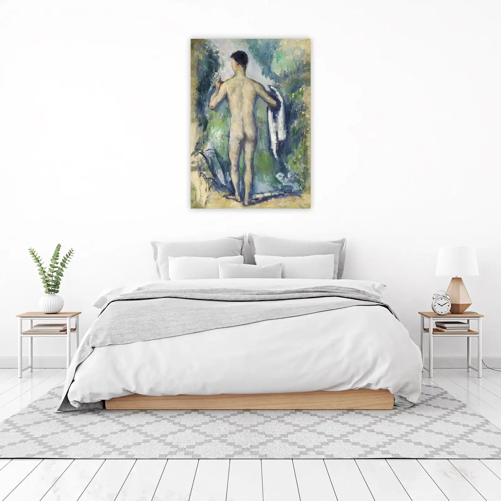 Nude Man in Nature Art Wall Art