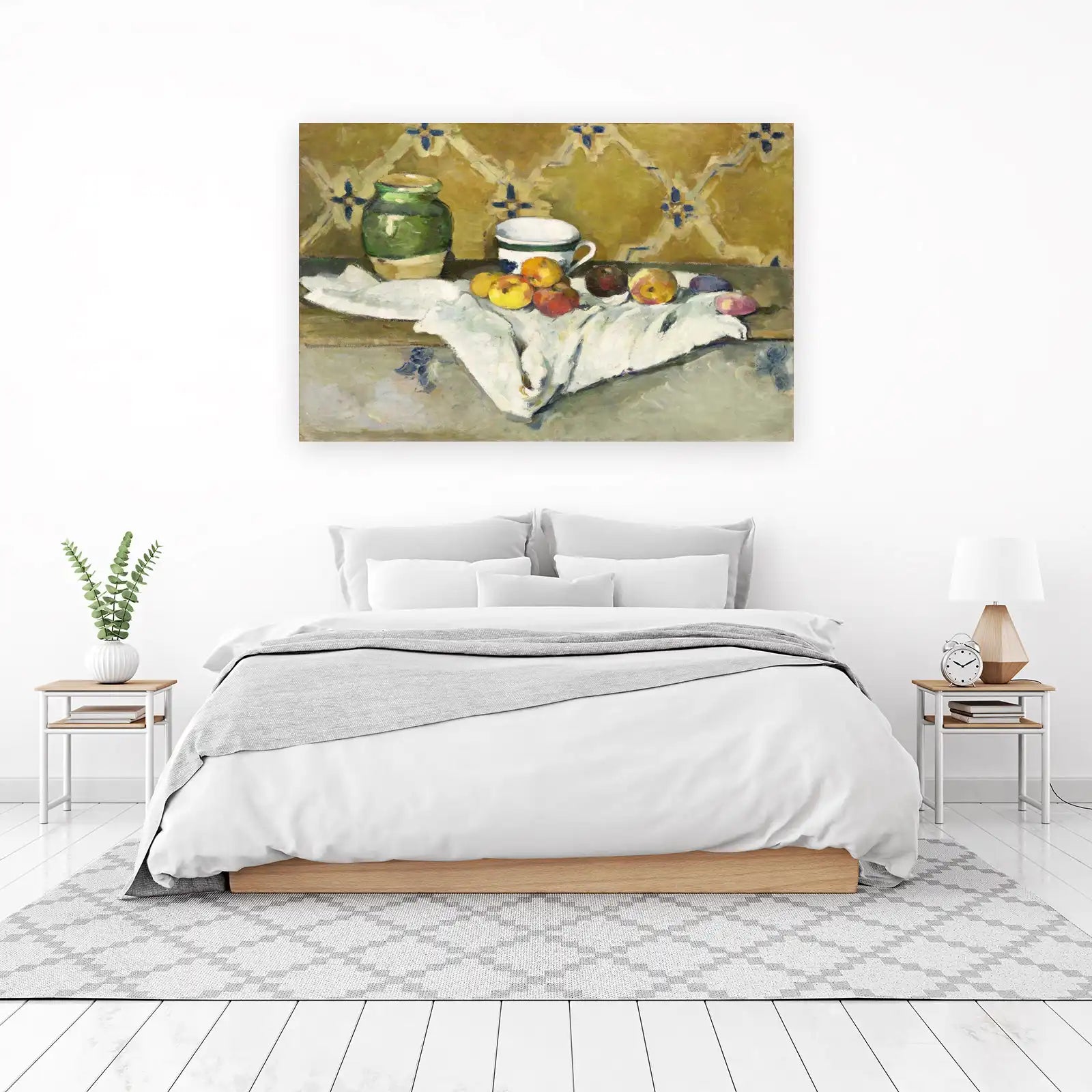Vibrant Still Life Fruit & Jar Wall Art