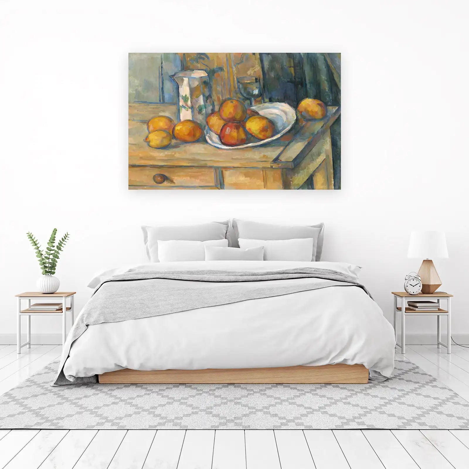 Vibrant Fruit Still Life Oil Painting Wall Art