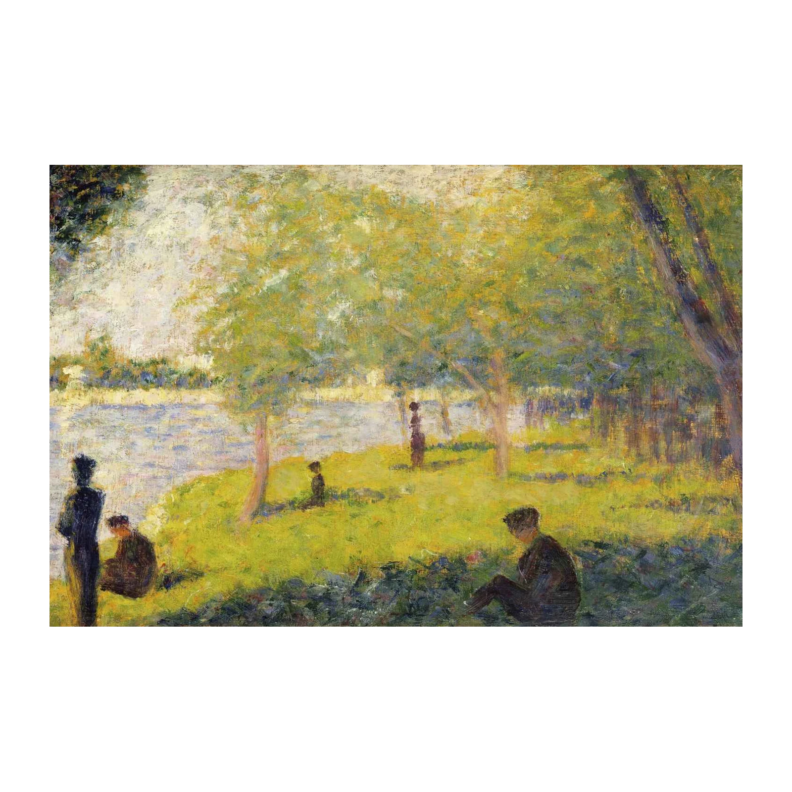 Idyllic Riverside Scene Wall Art