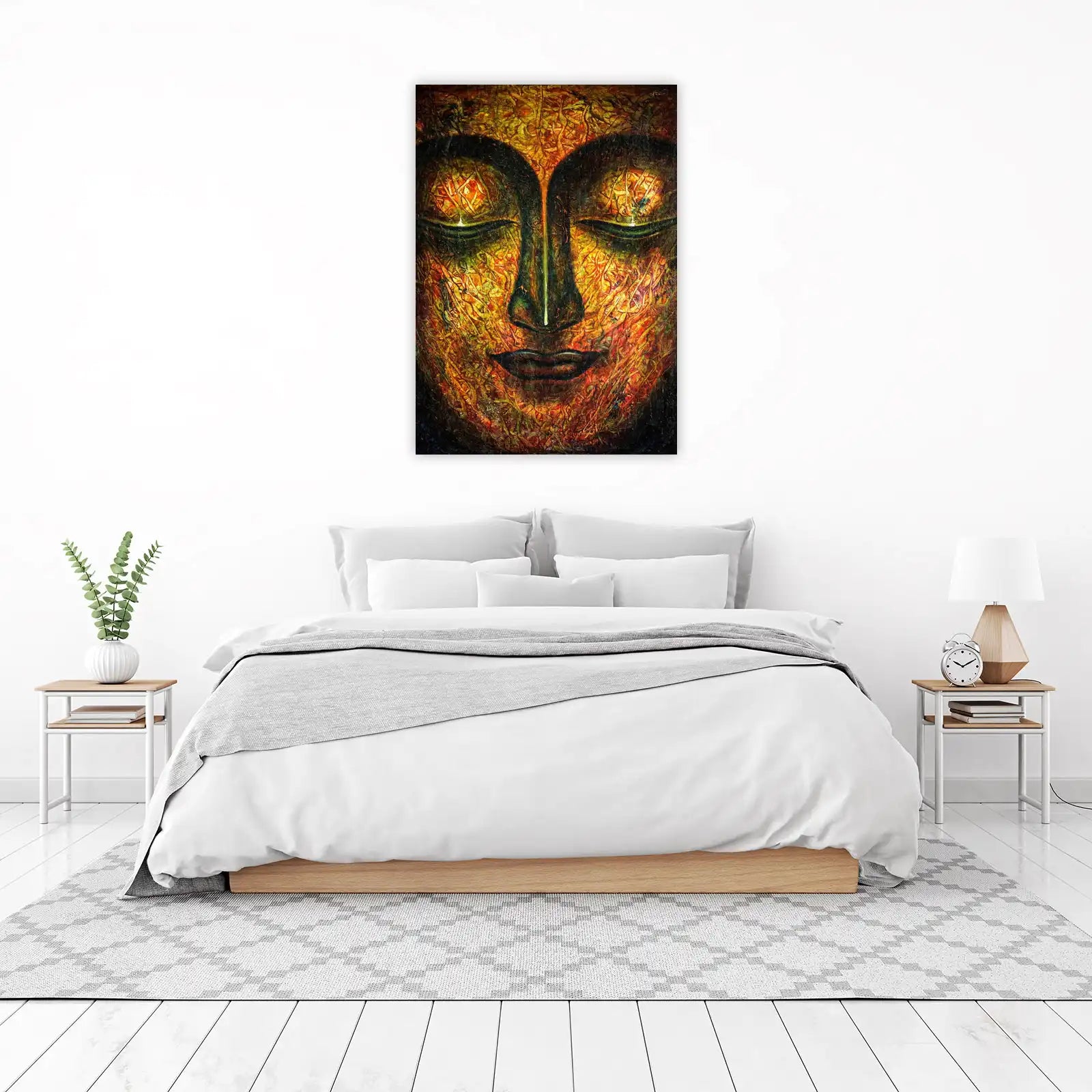 Mystic Buddha Textured Wall Art Wall Art