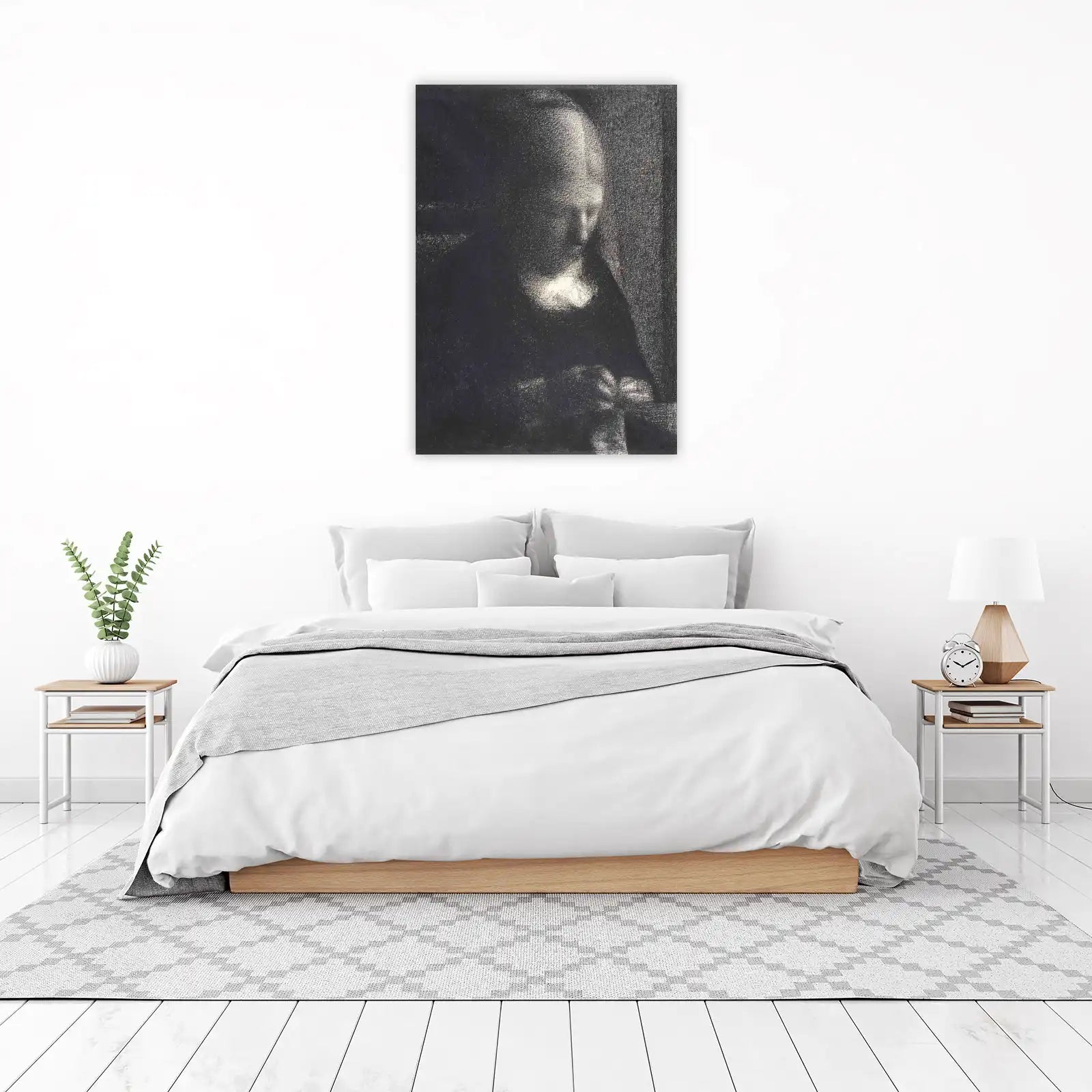Mysterious Portrait of a Figure Wall Art