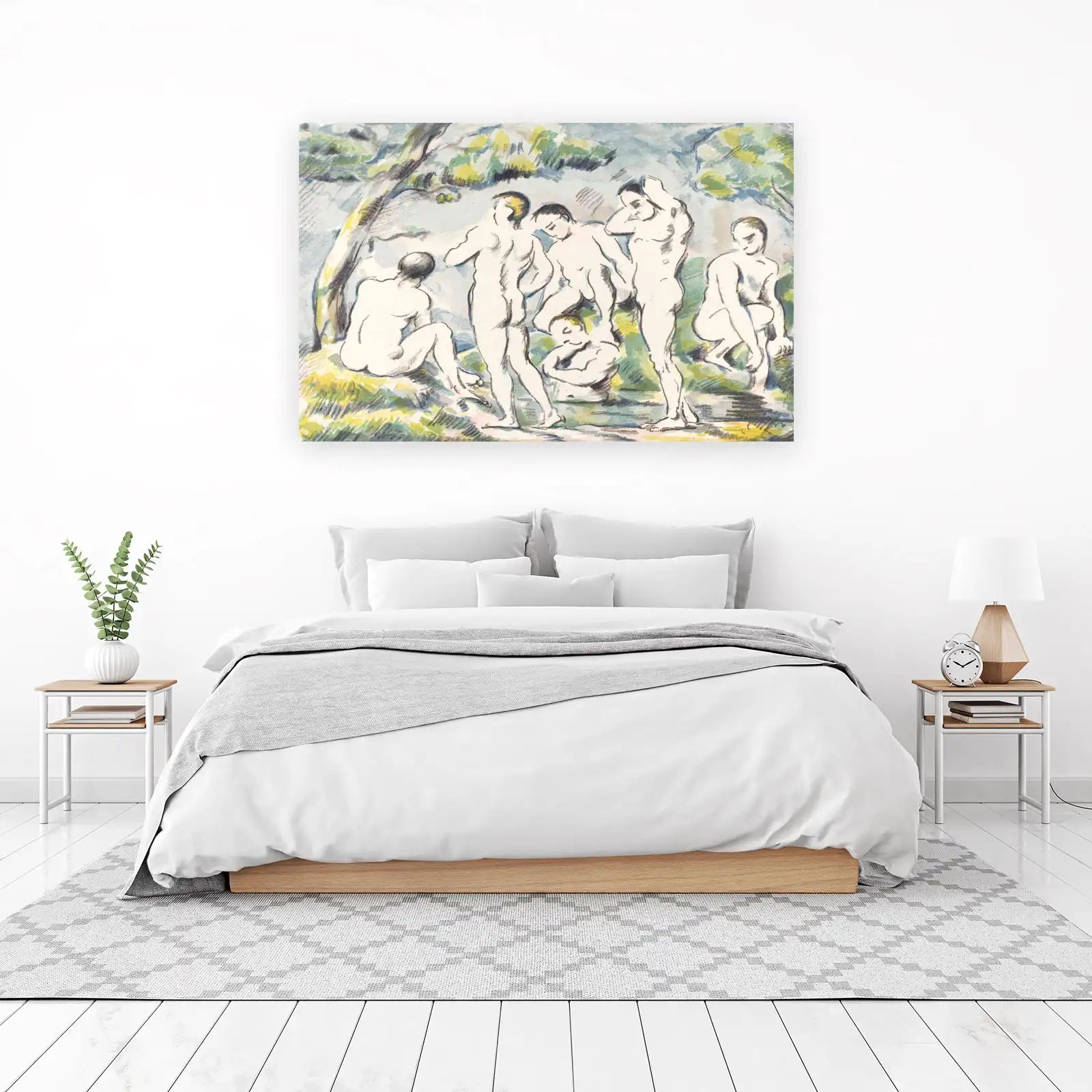 Bathers Impressionist Figures Wall Art