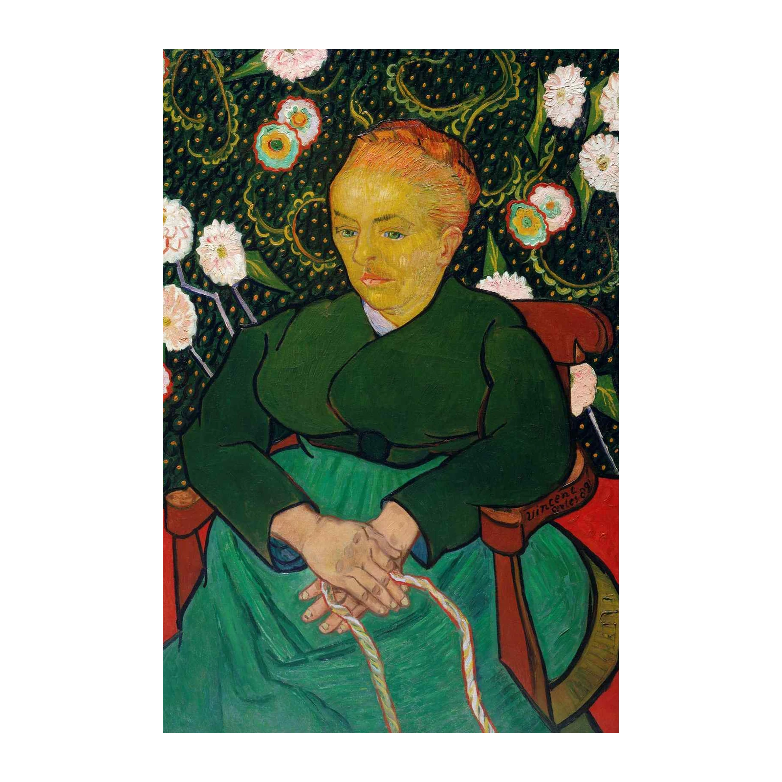 Van Gogh Portrait "La Mousmé" Wall Art