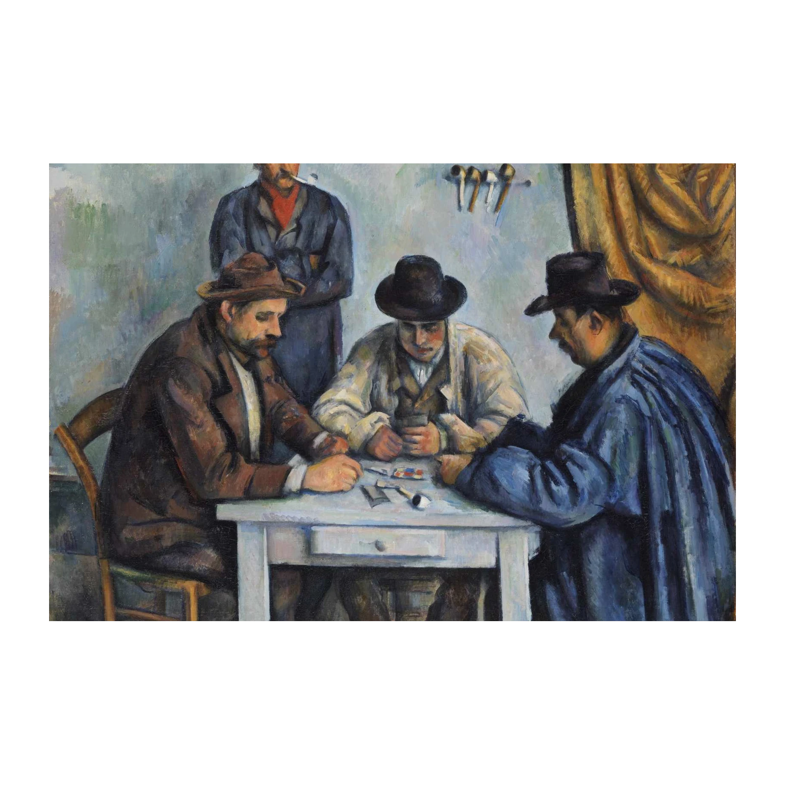 Vintage Card Players Art Wall Art