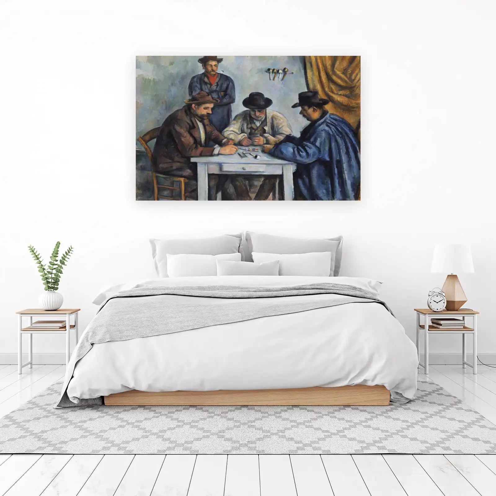 Vintage Card Players Art Wall Art