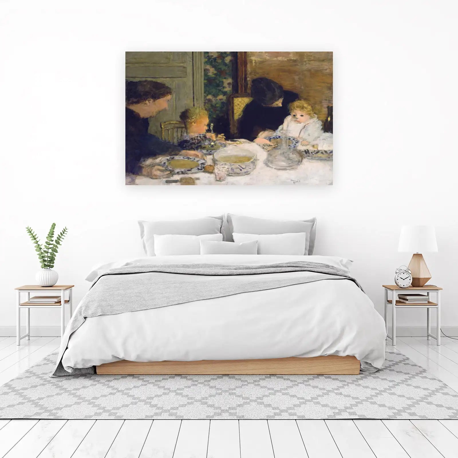 Impressionist Family Meal Wall Art