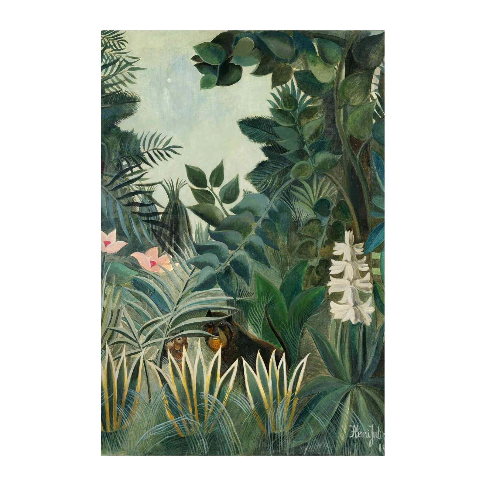 Enchanting Jungle Scene Wall Art