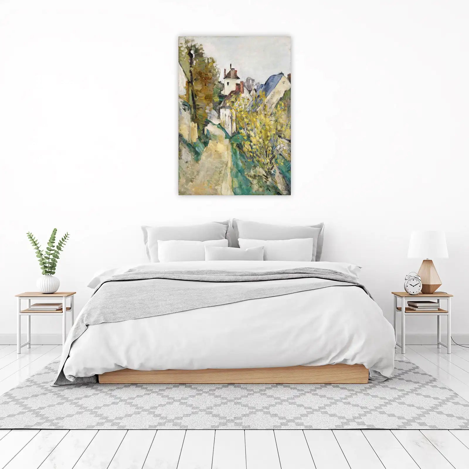 Impressionist Village Path Wall Art