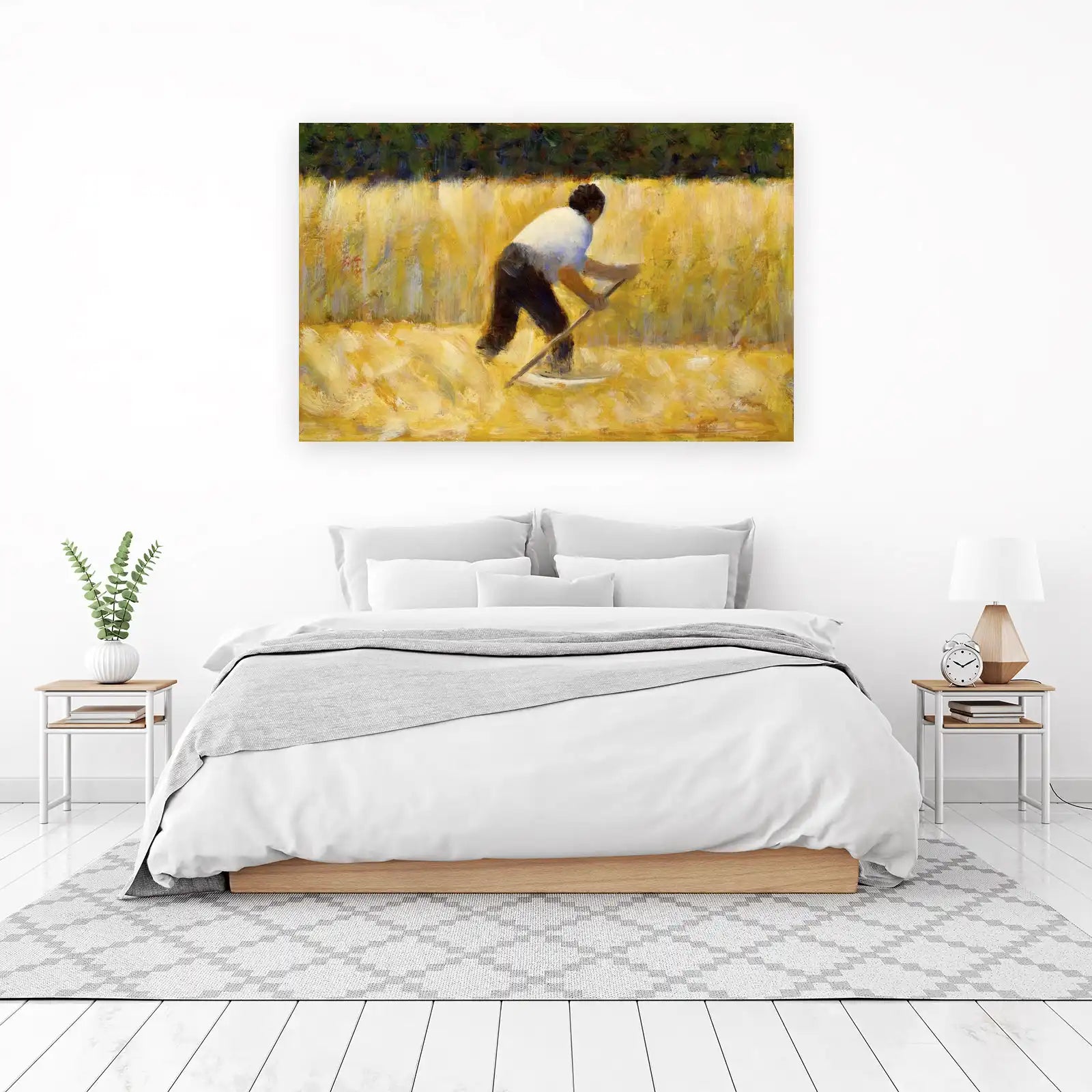 Golden Harvest Farmer Wall Art