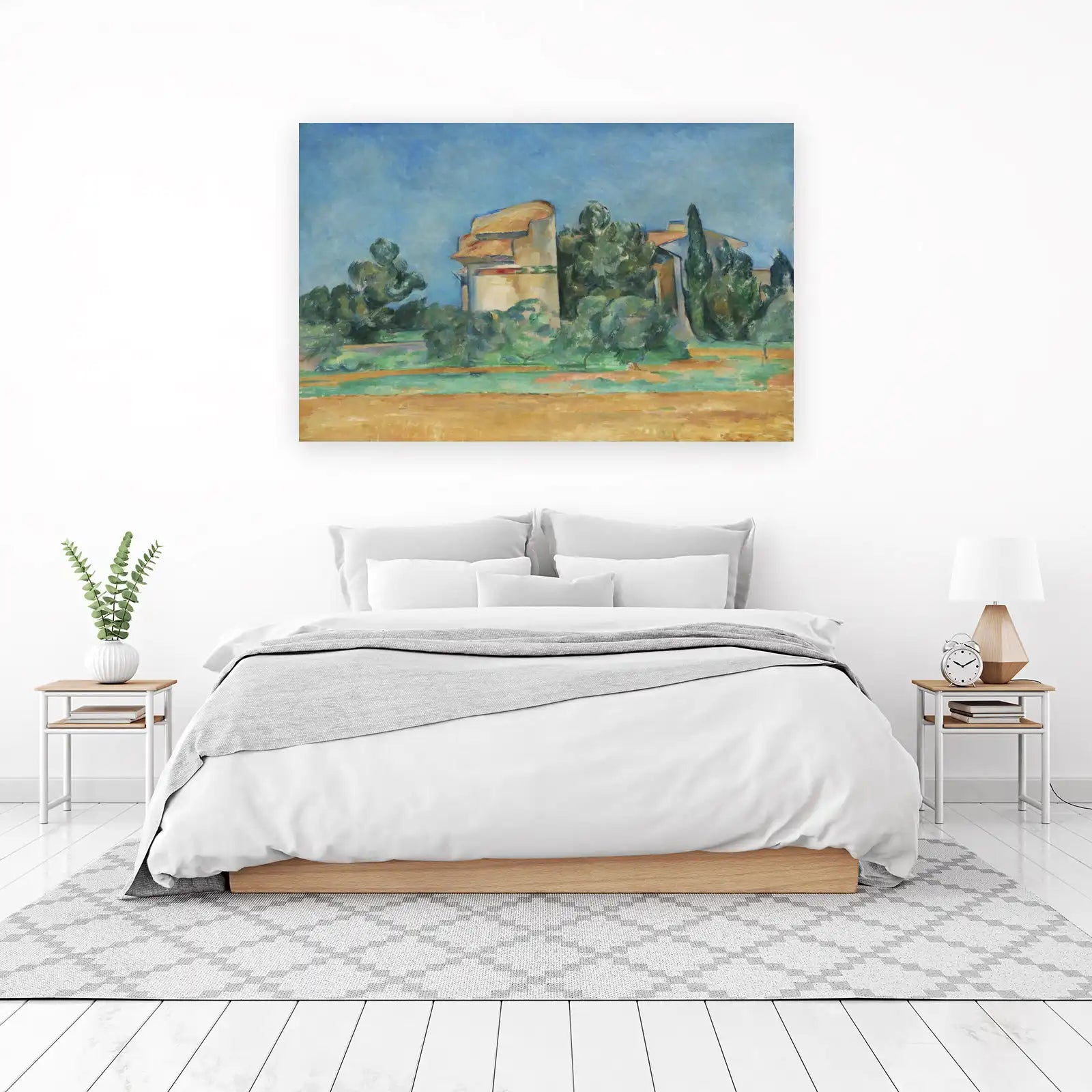 Impressionist Landscape Building Wall Art