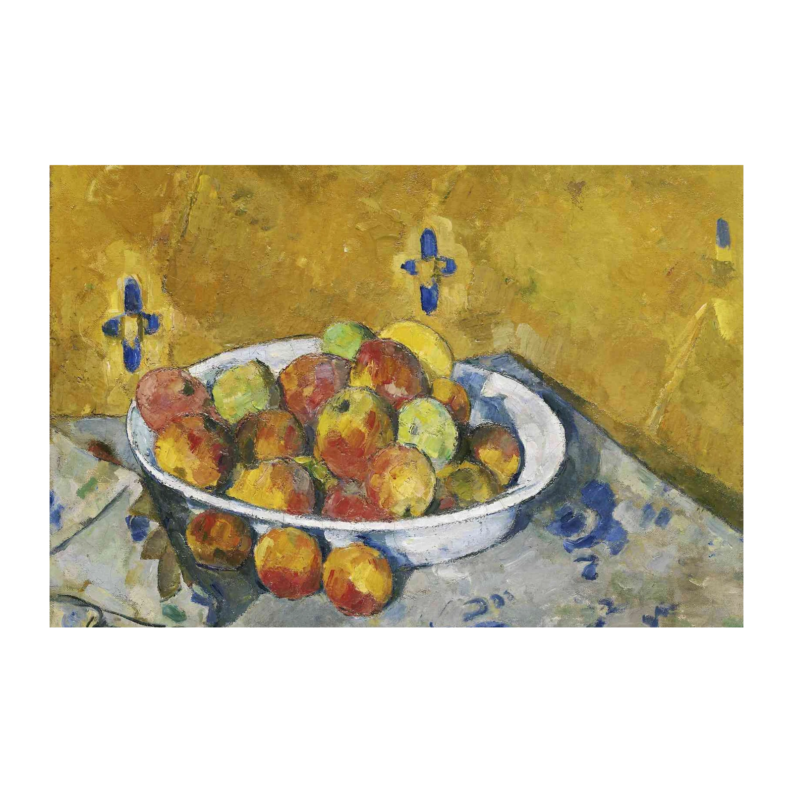 Vibrant Still Life Apples Wall Art