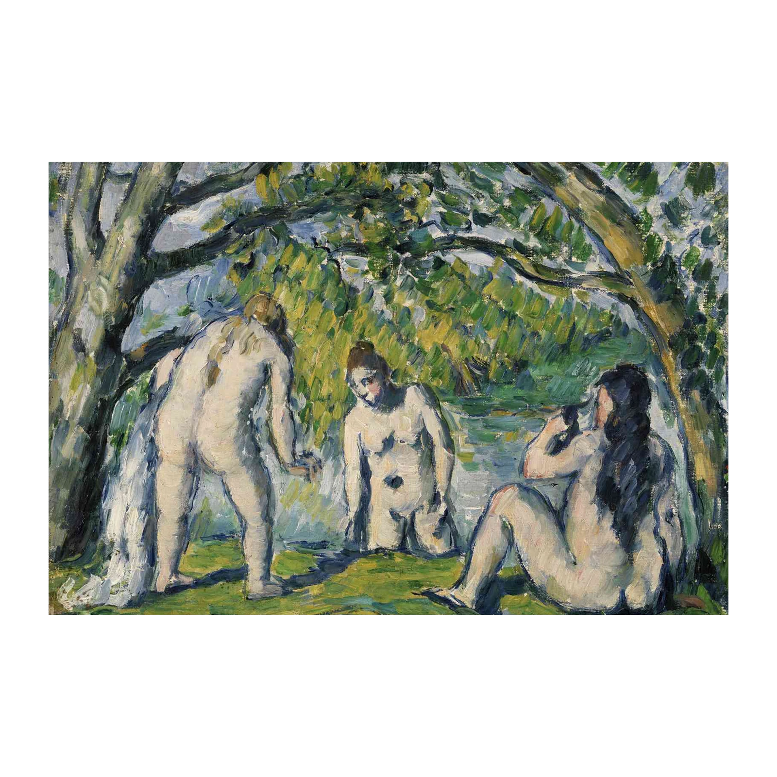 Bathers by a River Classic Art Wall Art
