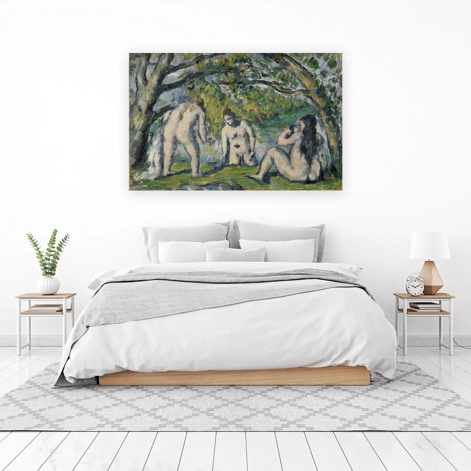 Bathers in Nature Impressionist Wall Art