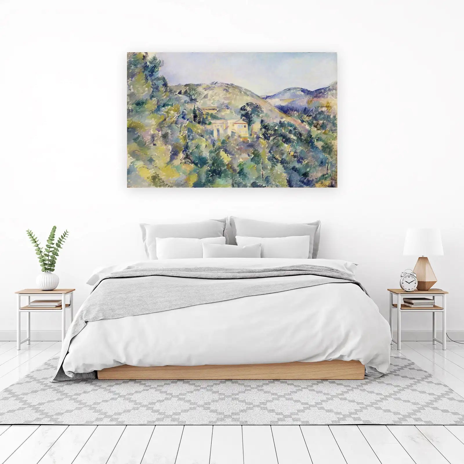 Impressionist Landscape: Mountain View Wall Art