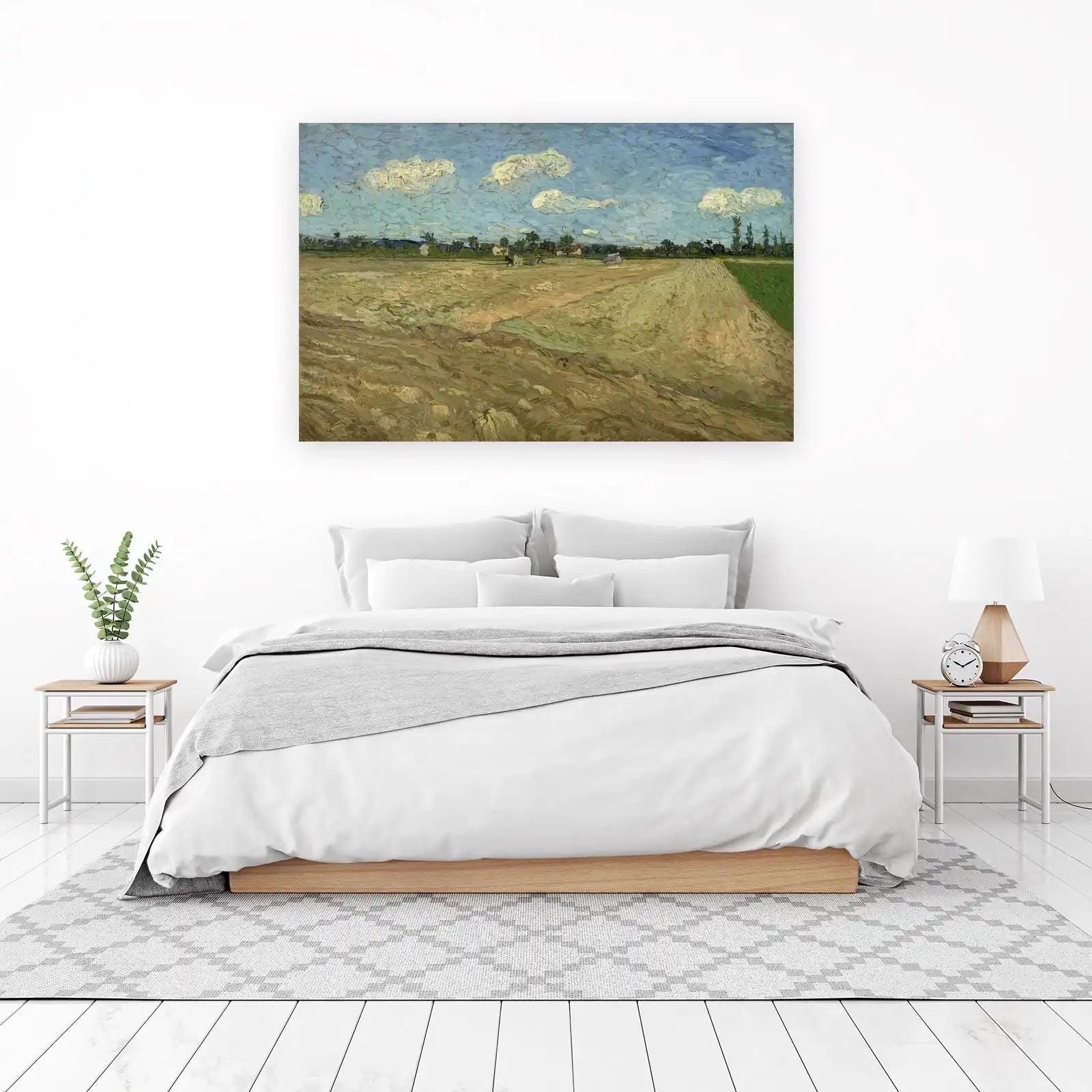 Van Gogh Plowed Field Wall Art