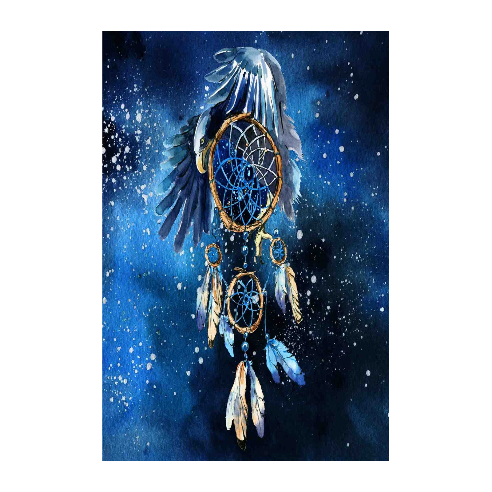 Eagle Dreamcatcher & Night Sky Wall Art