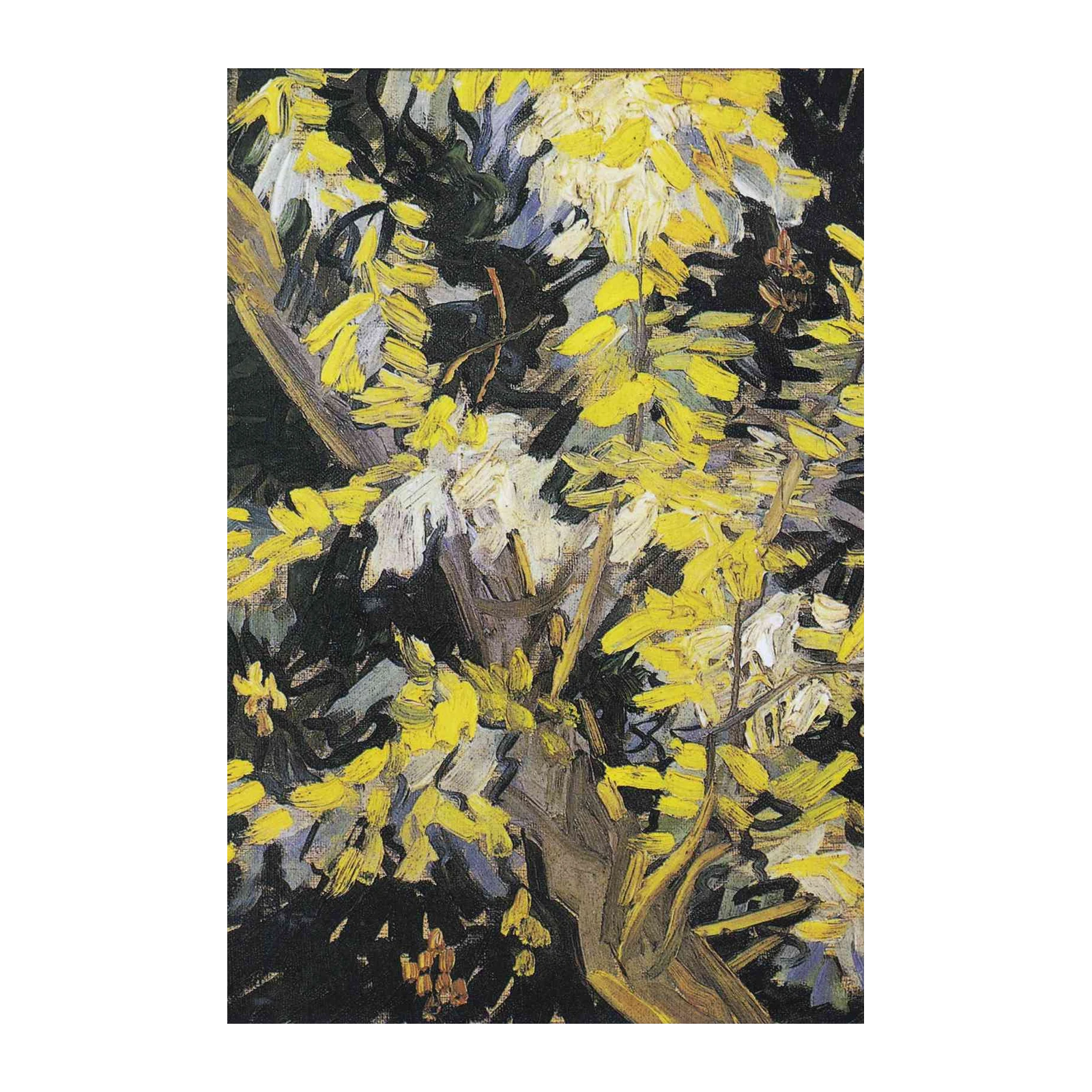 Vibrant Yellow Blossom Tree Wall Art