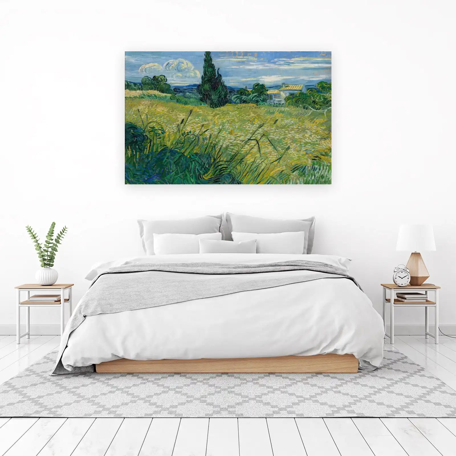 Van Gogh Wheat Field Cypress Wall Art