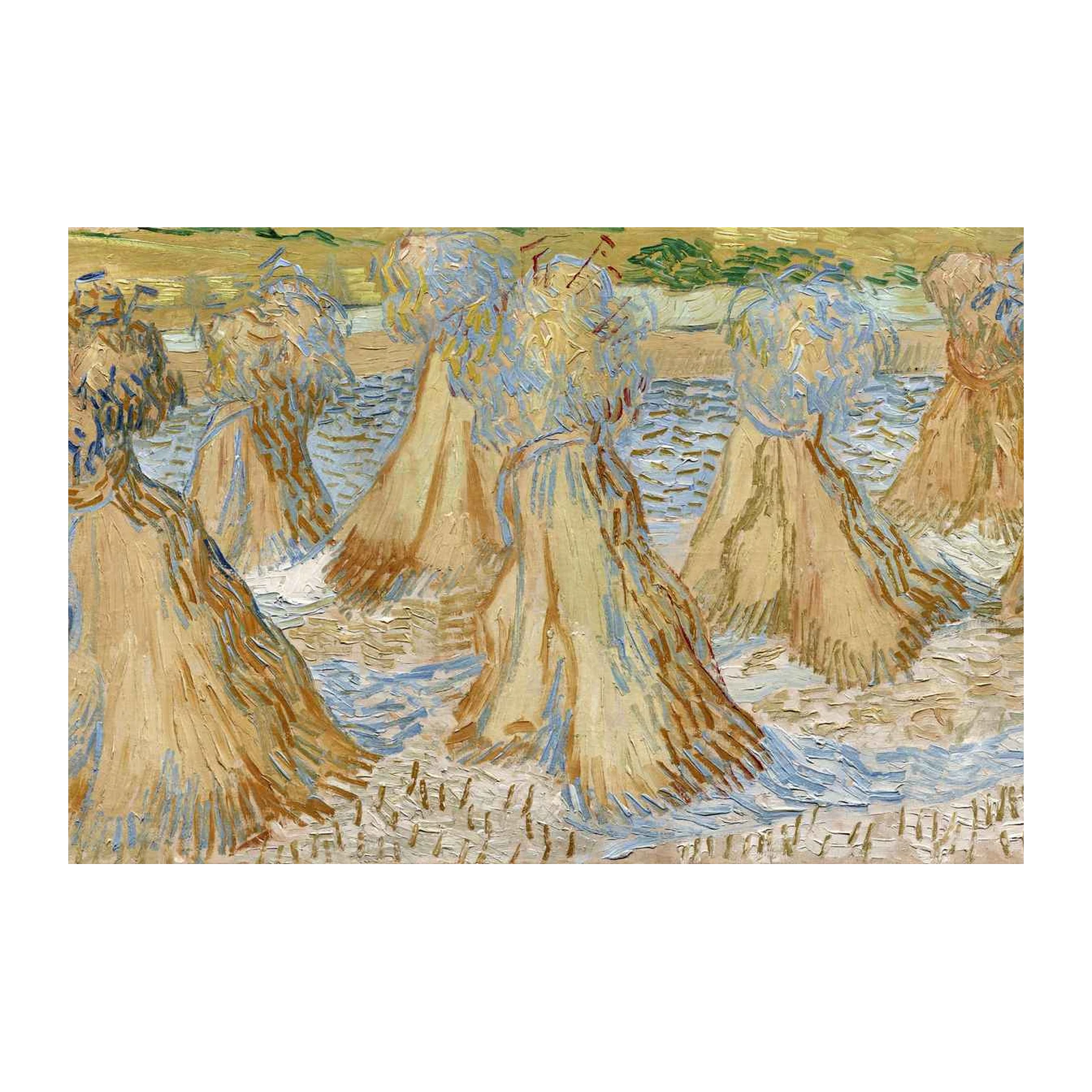 Van Gogh Haystacks Wall Art - Impressionist Art