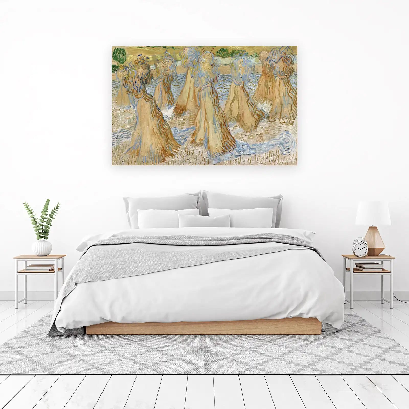 Van Gogh Haystacks Wall Art - Impressionist Art