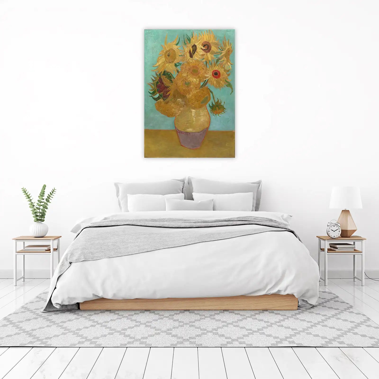 Vincent Van Gogh Sunflowers Masterpiece Wall Art