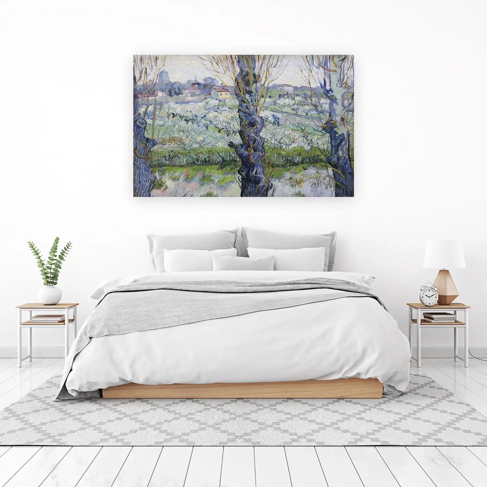 Vincent Van Gogh Orchard Landscape Wall Art