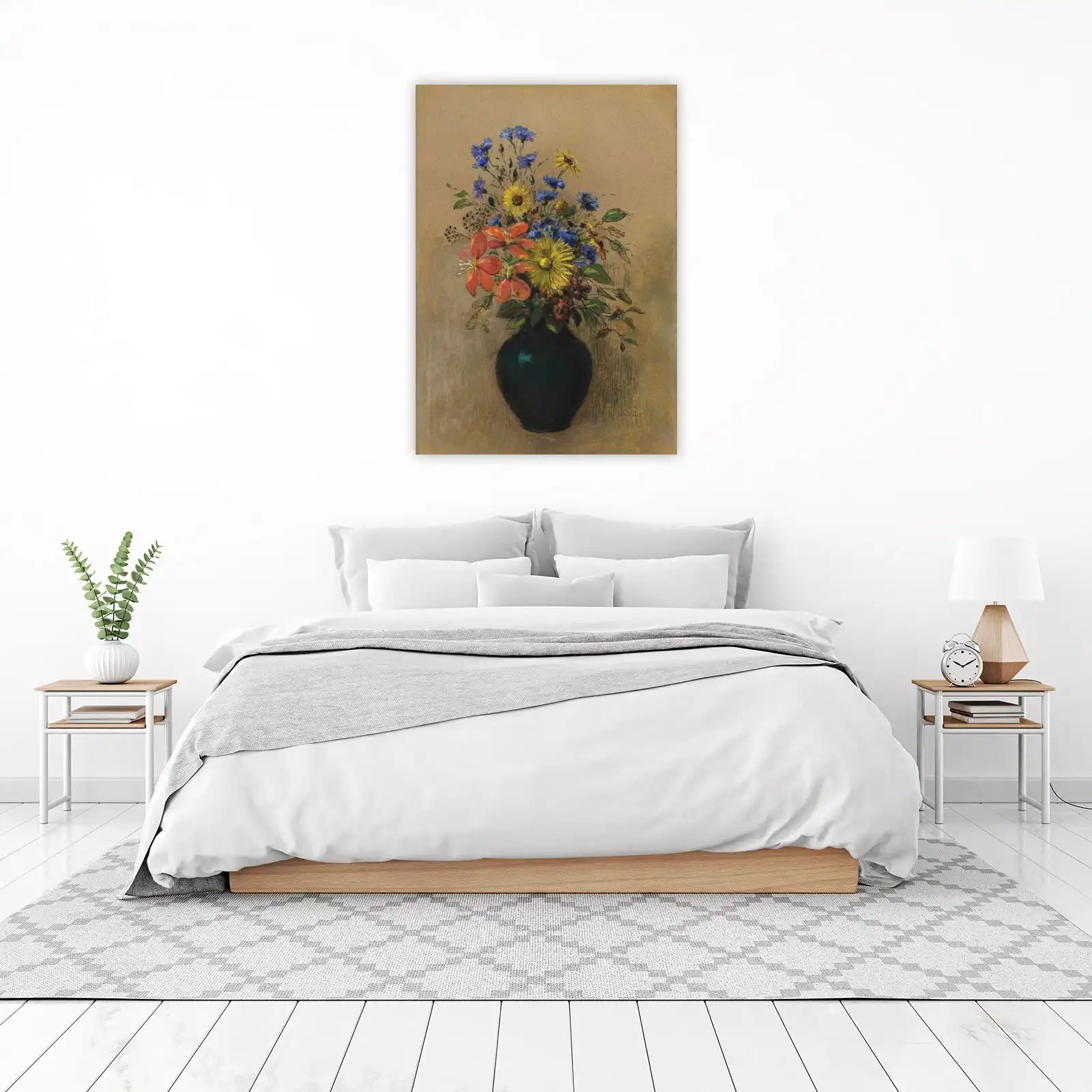 Vibrant Wildflower Bouquet Wall Art