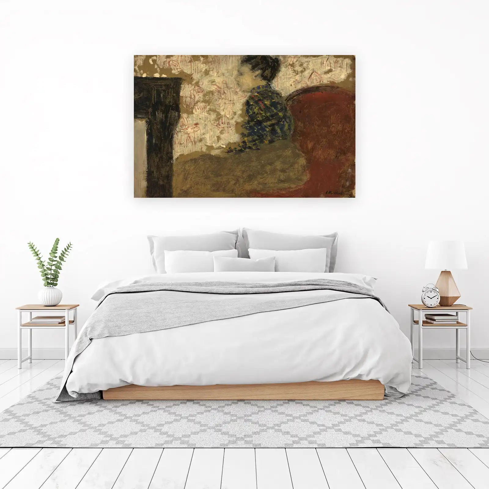 Figure in Interior Wall Art