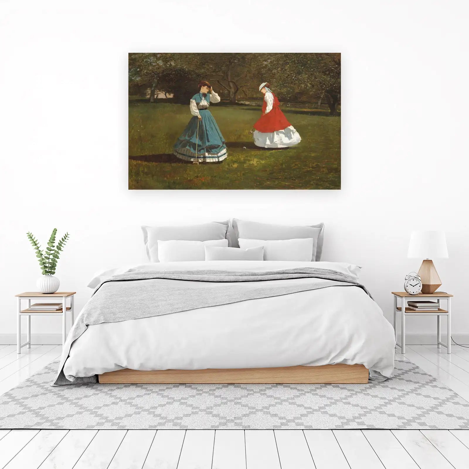 Victorian Croquet Game Wall Art