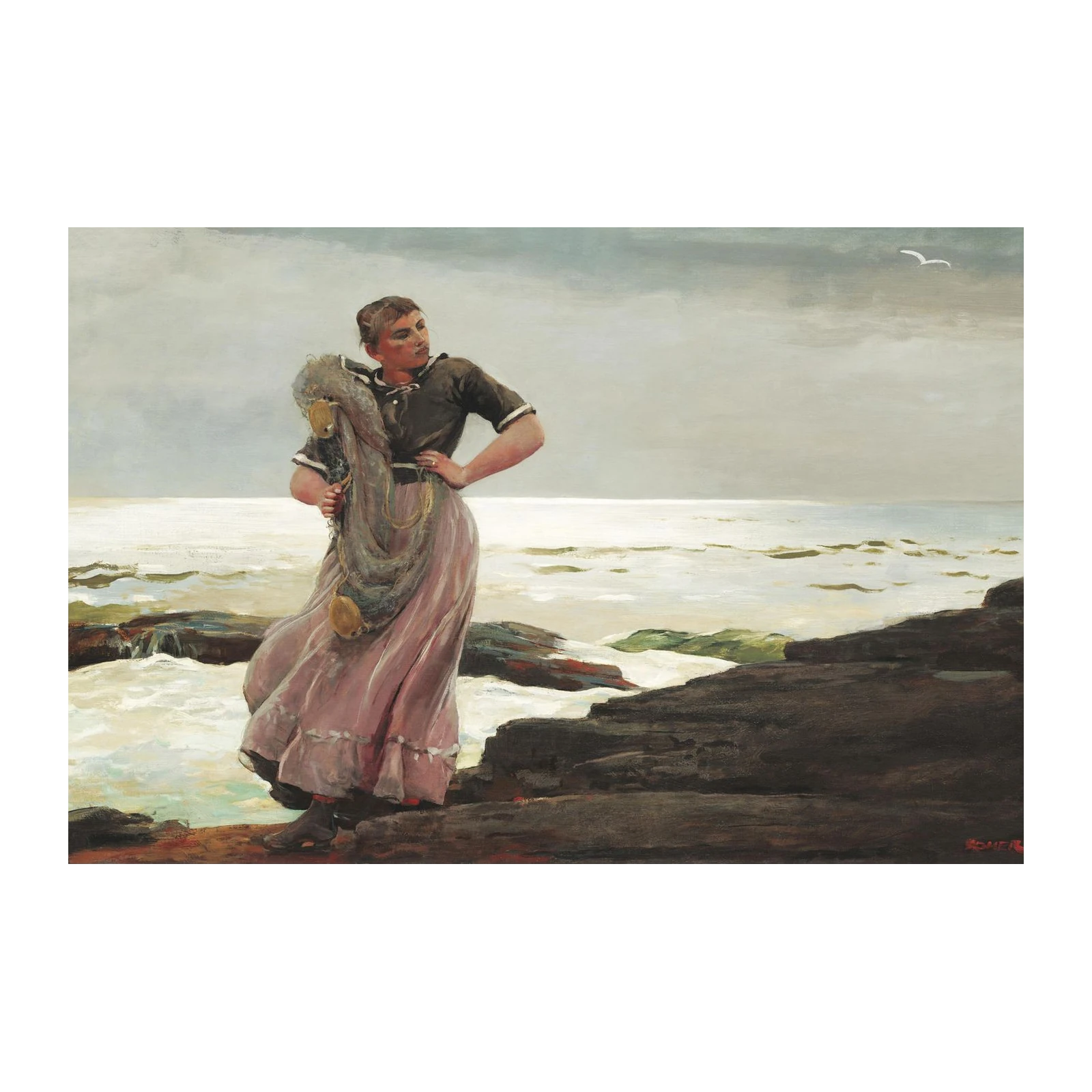 The Herring Net | Vintage Seascape Wall Art