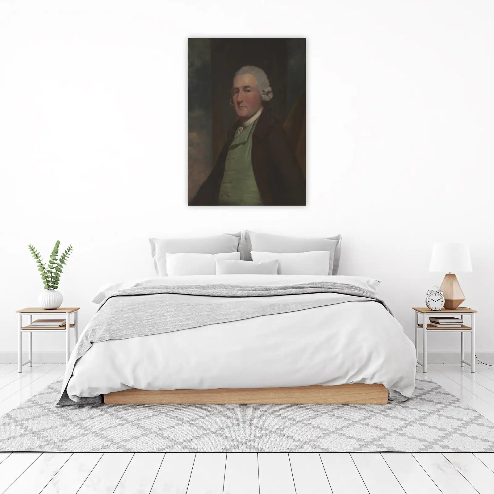 Elegant Gentleman Portrait Fine Art Wall Art