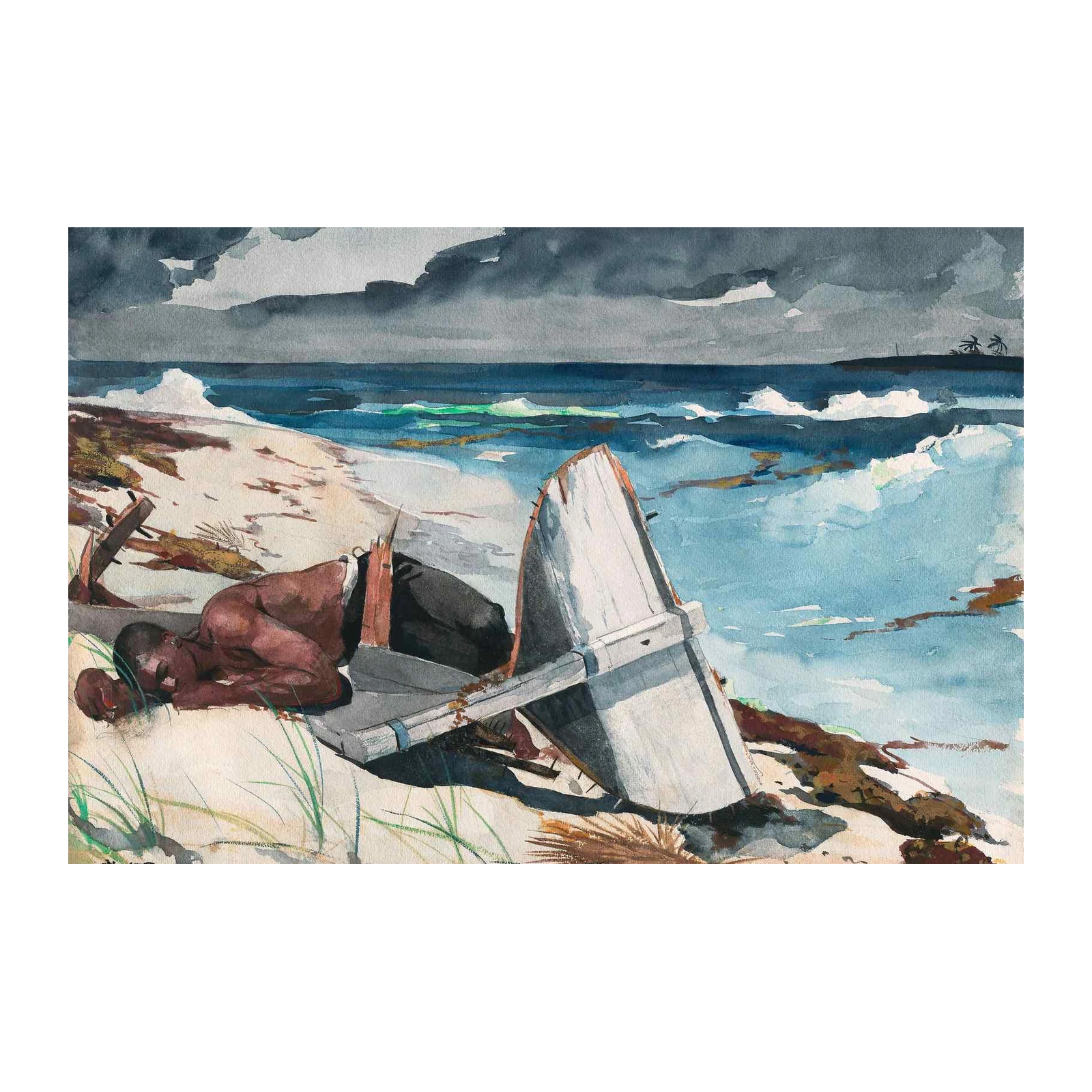 Survivor of Shipwreck Winslow Homer Wall Art