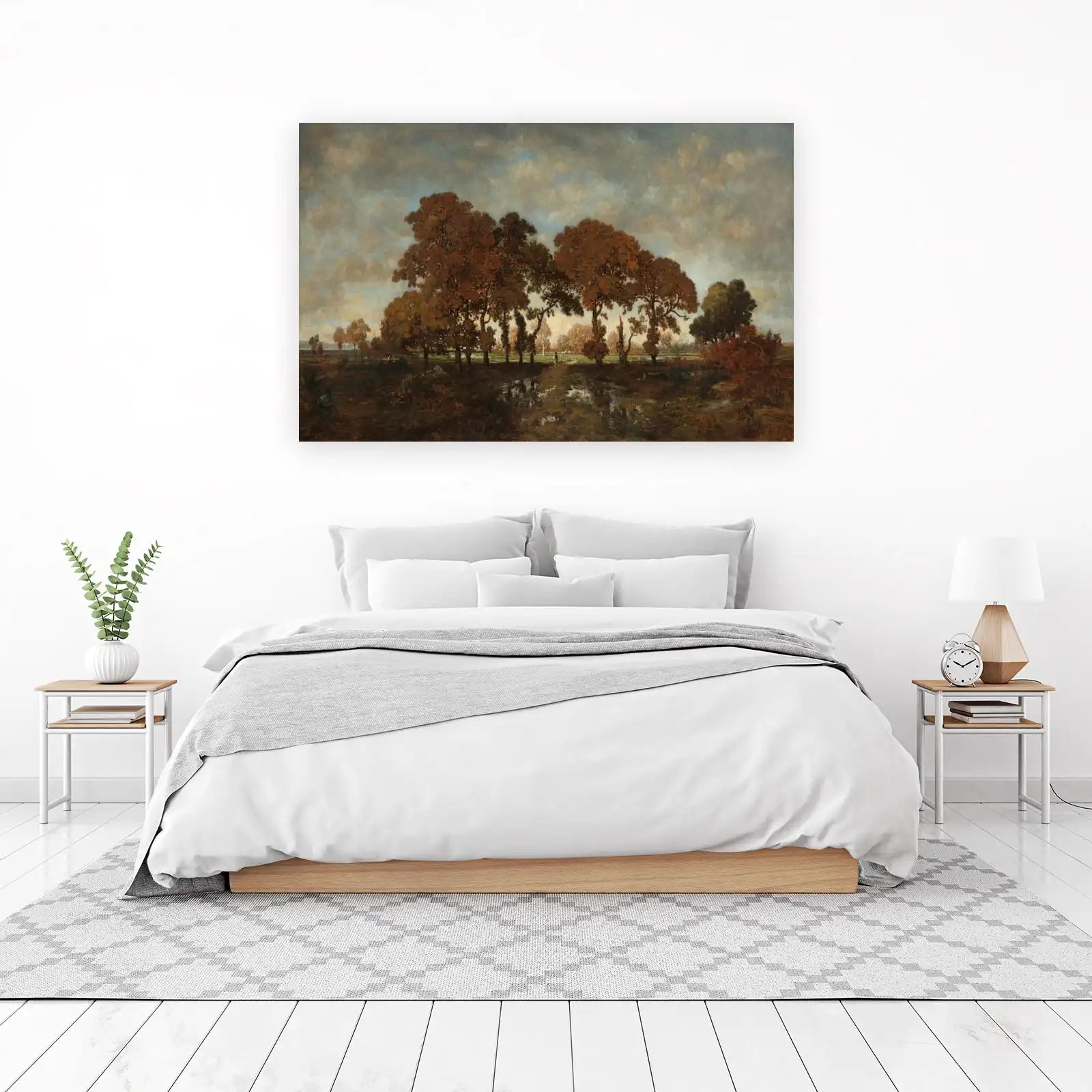 Autumn Landscape Trees Wall Art