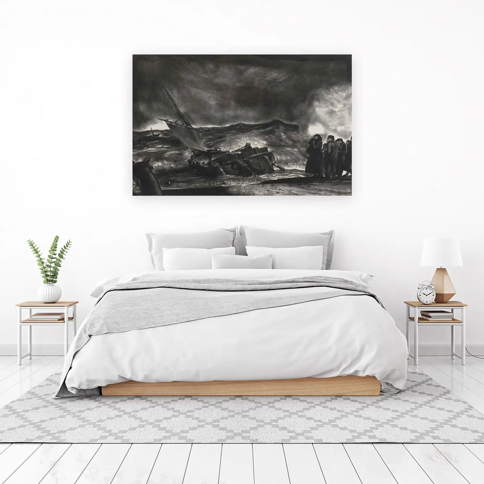 Dramatic Shipwreck Storm Sea Wall Art