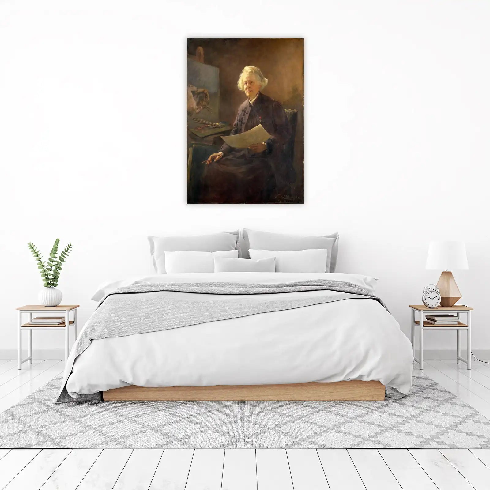 Elegant Artist Portrait Vintage Wall Art Wall Art