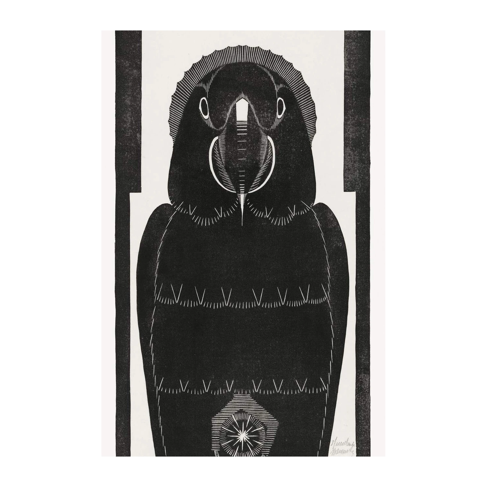Bold Bird Art Deco Wall Art