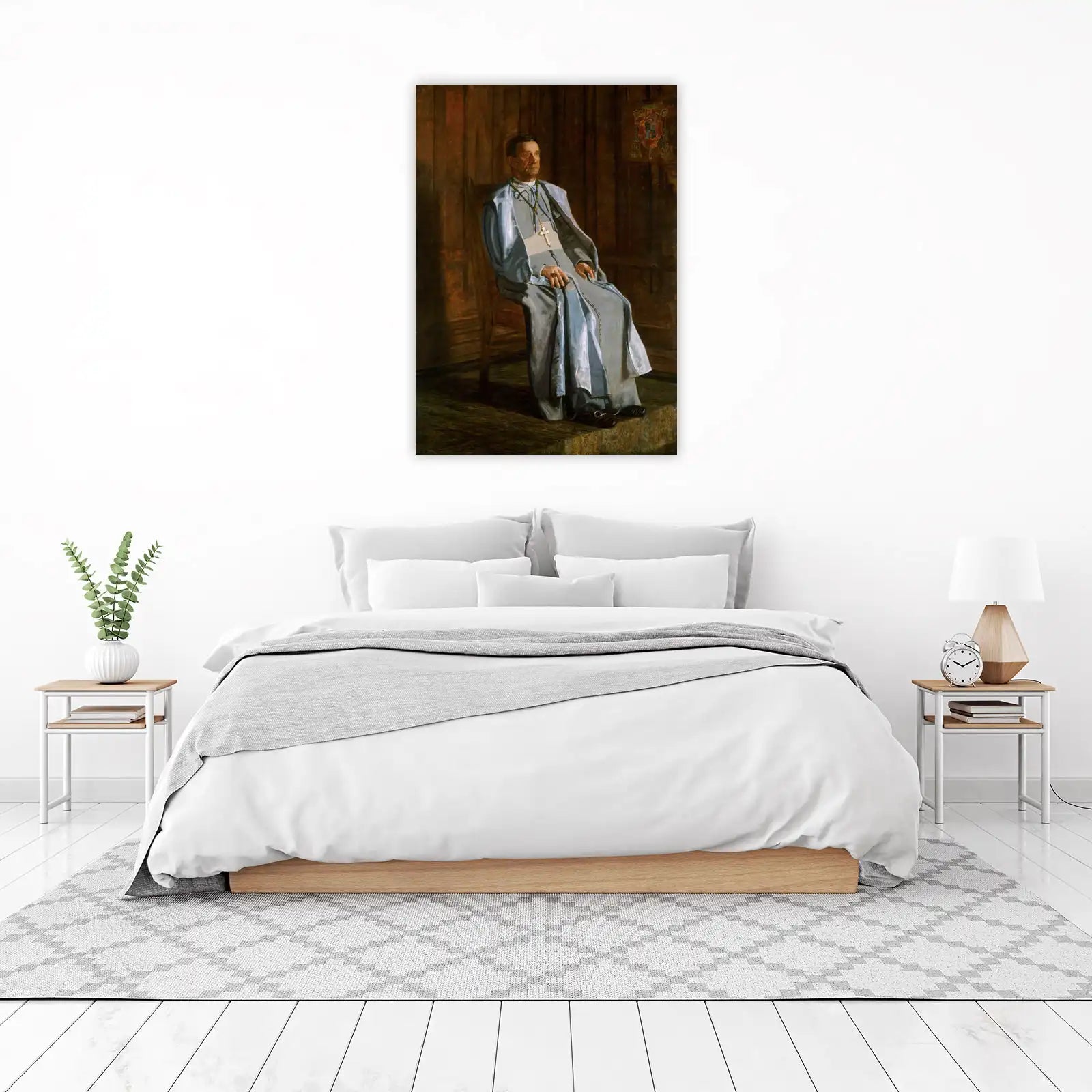Elegant Archbishop Portrait Wall Art