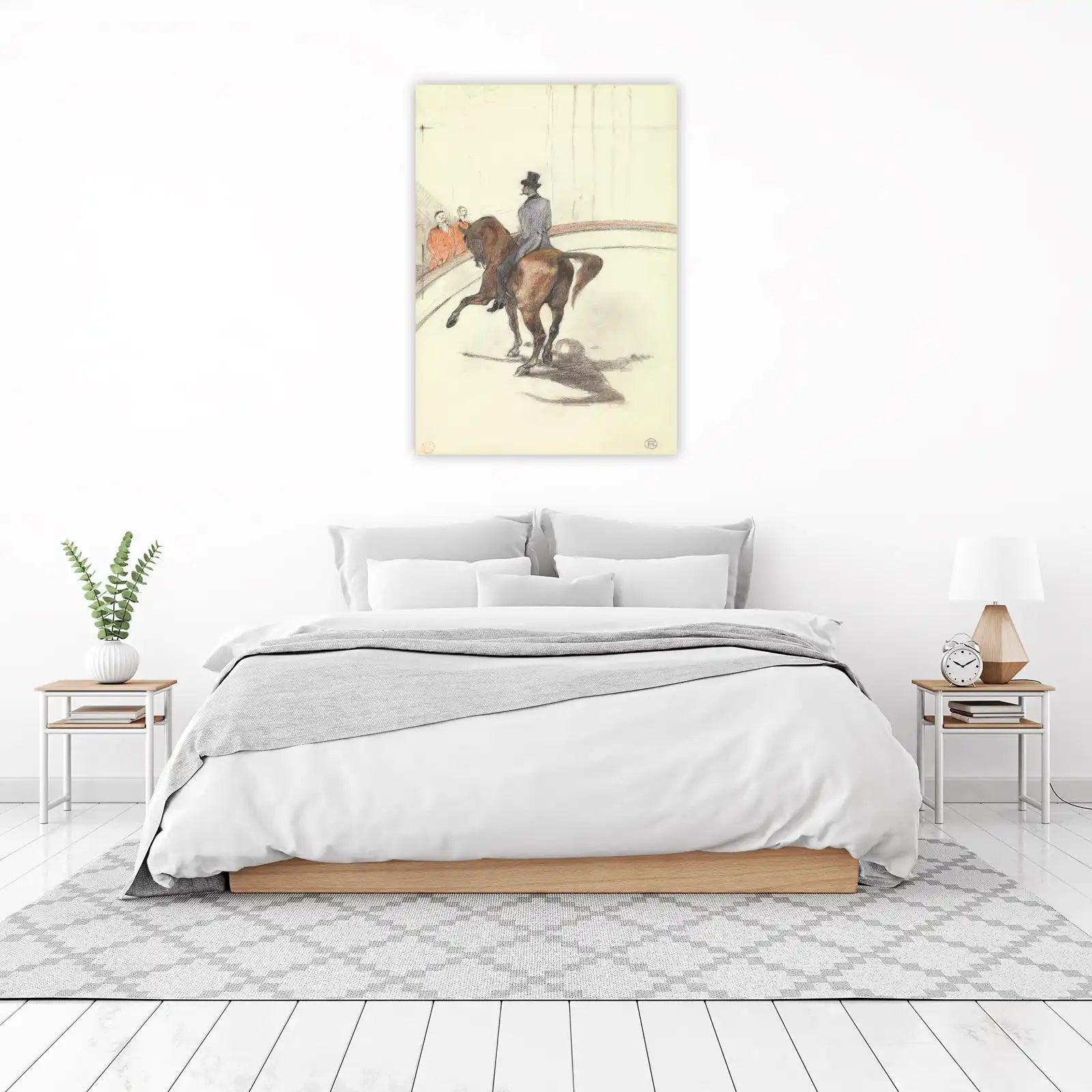 Equestrian Mastery Vintage Horse & Rider Wall Art