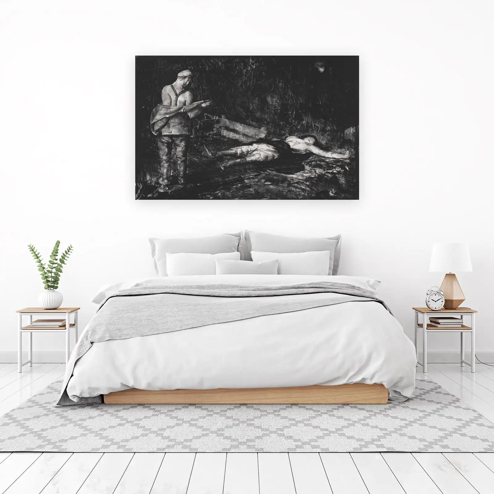 Dramatic Figures Vintage Art Wall Art